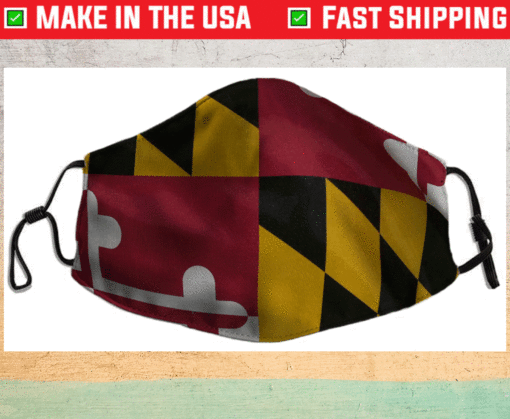 Maryland Flag Face Masks