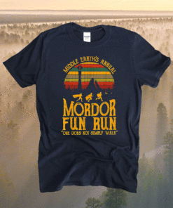 Middle Earths Annual Mordor Fun Run One Does Not Simply Shirt