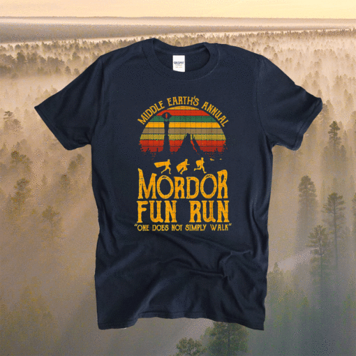 Middle Earths Annual Mordor Fun Run One Does Not Simply Shirt