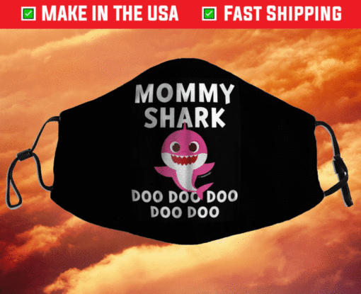 Mommy Shark Doo Doo Doo Face Mask