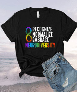 Neurodiversity Rainbow Infinity Shirt
