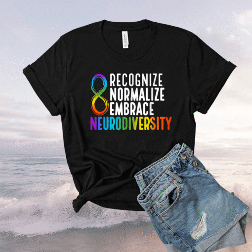 Neurodiversity Rainbow Infinity Shirt