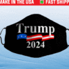 President Donald Trump Flag 2024 Face Mask