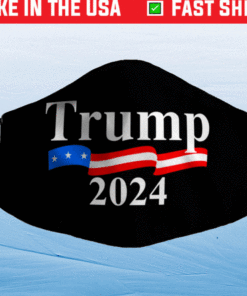 President Donald Trump Flag 2024 Face Mask