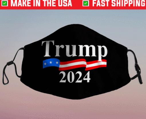 President Donald Trump Flag 2024 Face Mask