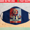 Pro Donald Trump Republican Conservative Impeach This Face Mask