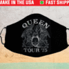 Queen Tour 75 Face Mask