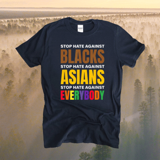 Stop Hate Against Blacks Against Asians and Everybody Else Shirt