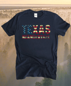 Texas Neanderthals Vintage America Flag Neanderthal Thinking Shirt
