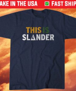This is Slander Utah Basketball Shirt