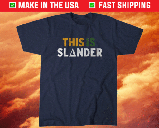 This is Slander Utah Basketball Shirt