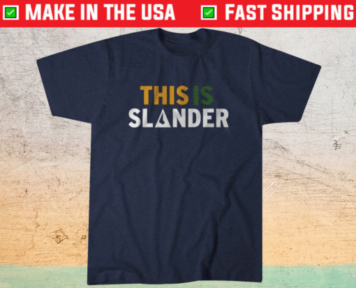 This is Slander Utah Basketball Shirt