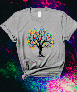 Tree Of Life Autism Awareness Month ASD Supporter Shirt