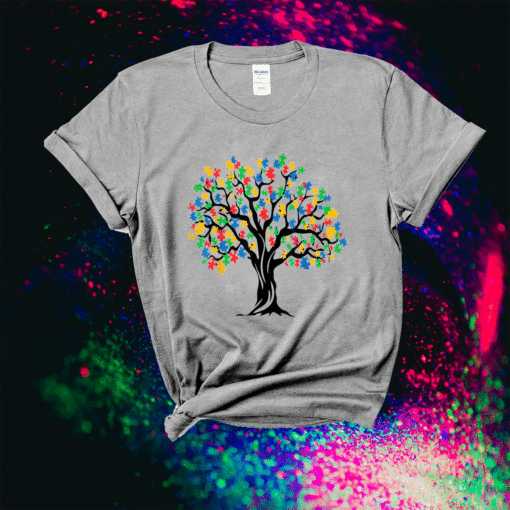 Tree Of Life Autism Awareness Month ASD Supporter Shirt