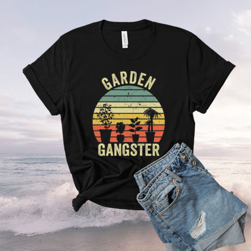 Tree garden gangster t-shirt