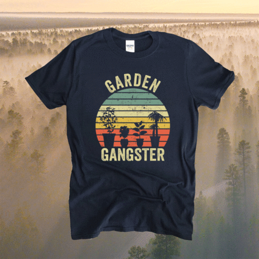 Tree garden gangster t-shirt