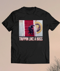 Trippin Like A Boss Funny Political Graphic Image Biden Shirt