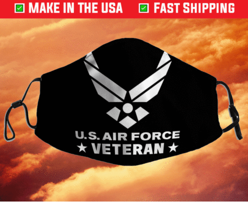 US Air Force Veteran Filter Face Mask