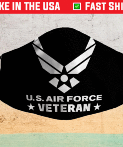 US Air Force Veteran Filter Face Mask