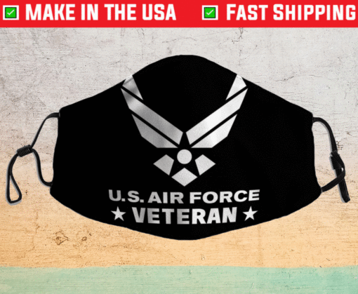 US Air Force Veteran Filter Face Mask