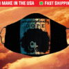 Unapologetically Dope Black Afro Tee Black History Feb Filter Face Mask