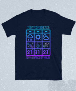 Violin Forecast Shirt