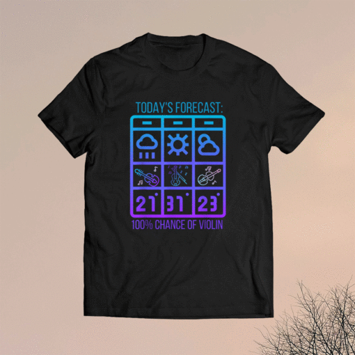 Violin Forecast Shirt