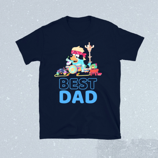 Bluey Dad Best Matching Family Shirt