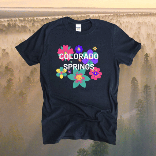 Colorado Springs Floral Souvenir Shirt