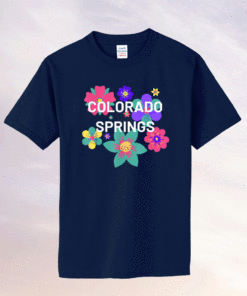 Colorado Springs Floral Souvenir Shirt