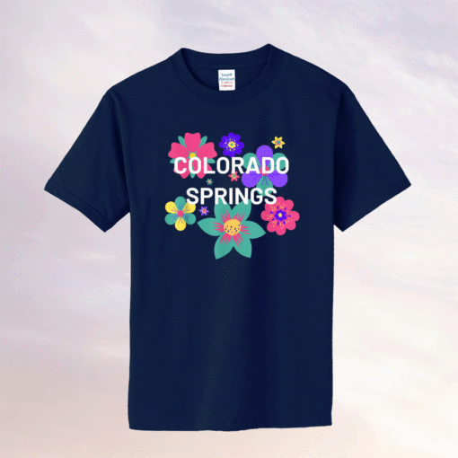 Colorado Springs Floral Souvenir Shirt