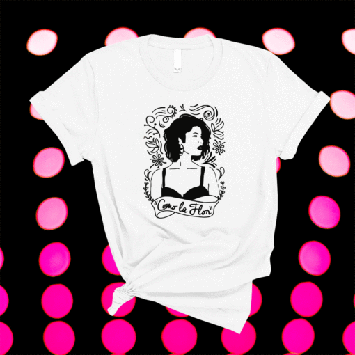 Como La Flor Selenas Quintanilla love Music Retro 80s 70s Shirt