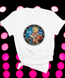 Dogecoin Astronaut To the Moon Blockchain HODL Crypto Shirt