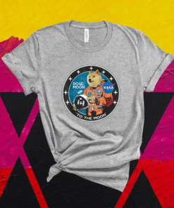 Dogecoin Astronaut To the Moon Blockchain HODL Crypto Shirt