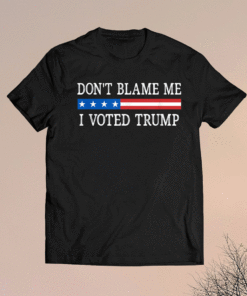 Don't Blame Me I Voted Trump Retro Shirt