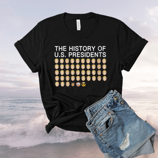 Emojis History of US Presidents Biden Shirt