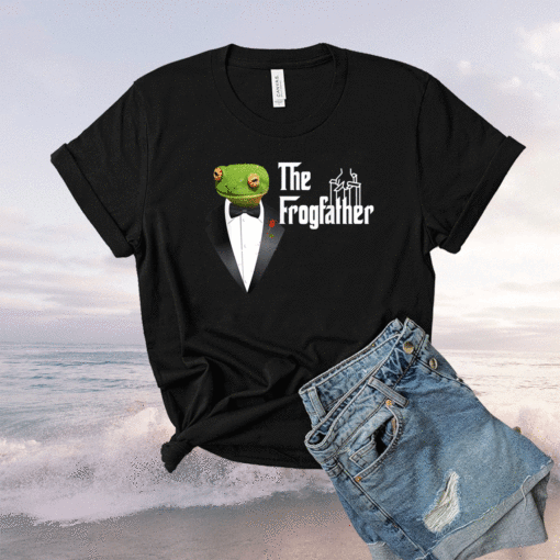 Frog Father or Frogfather for Frogs fan Frog Lovers Shirt