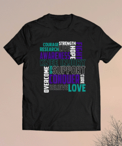 Knee Injury Awareness ACL MCL Related Teal Ribbon Shirt
