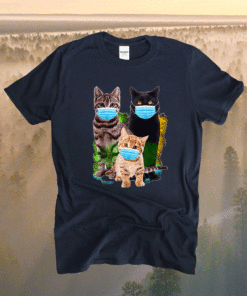 MOTHER'S DAY 2021 MOM LIFE Cats Masked Shirt