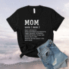 Mom Definition and Funny Mothers Day 2021 Shirt