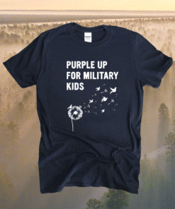 Month of the Military Child 2021 Purple up for Military Kids Shirt