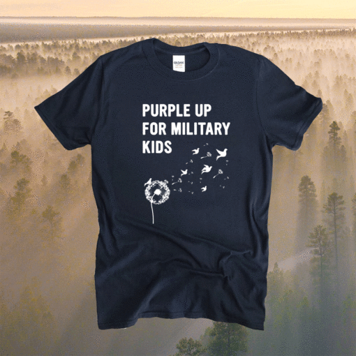 Month of the Military Child 2021 Purple up for Military Kids Shirt