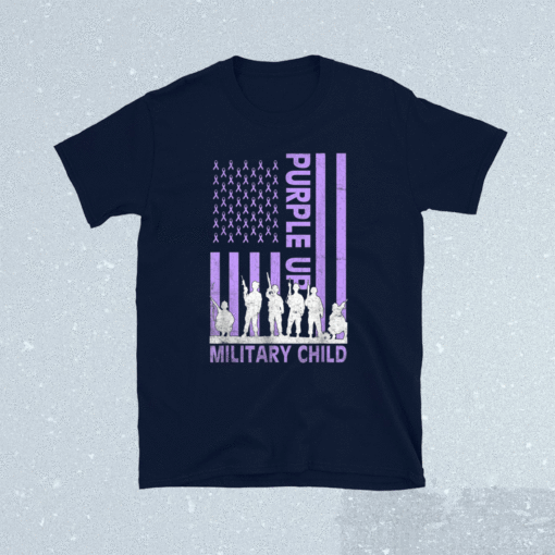 Purple Up for Military Kids Military Child Shirt