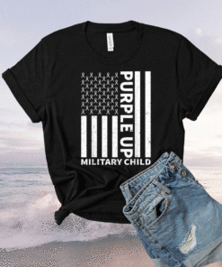 Purple up for Military Child Military Month Shirt