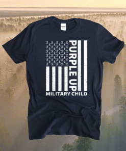 Purple up for Military Child Military Month Shirt