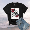 Red Rose Skull's Dancing of Passion Shirt