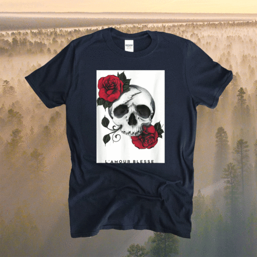 Red Rose Skull's Dancing of Passion Shirt