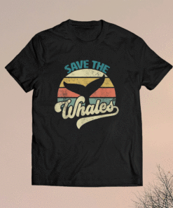 Save The Whales Retro T-Shirt