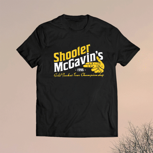 Shooter McGavins Gold Jacket Tour Championship Shirt