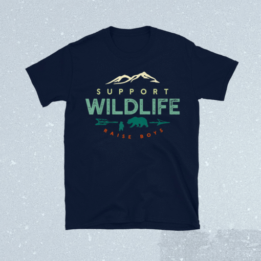 Support Wildlife Raise Boys Shirt